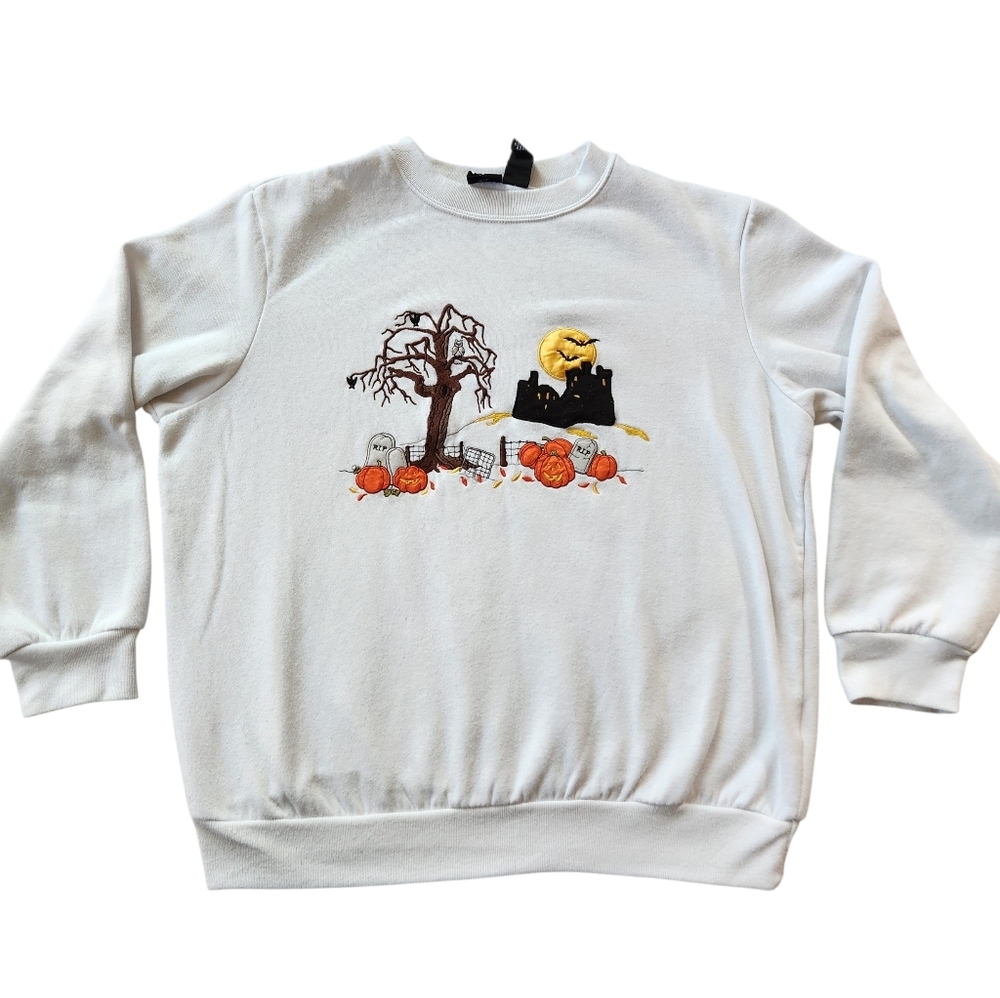 Y2K 2010s Holiday Editions Halloween Sweatshirt Size L
